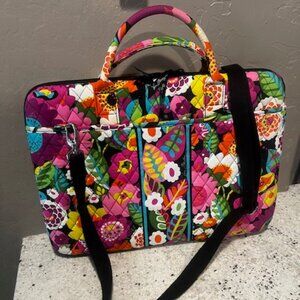 Vera Bradley Laptop Briefcase Tote w/Detachable Strap ~ New!